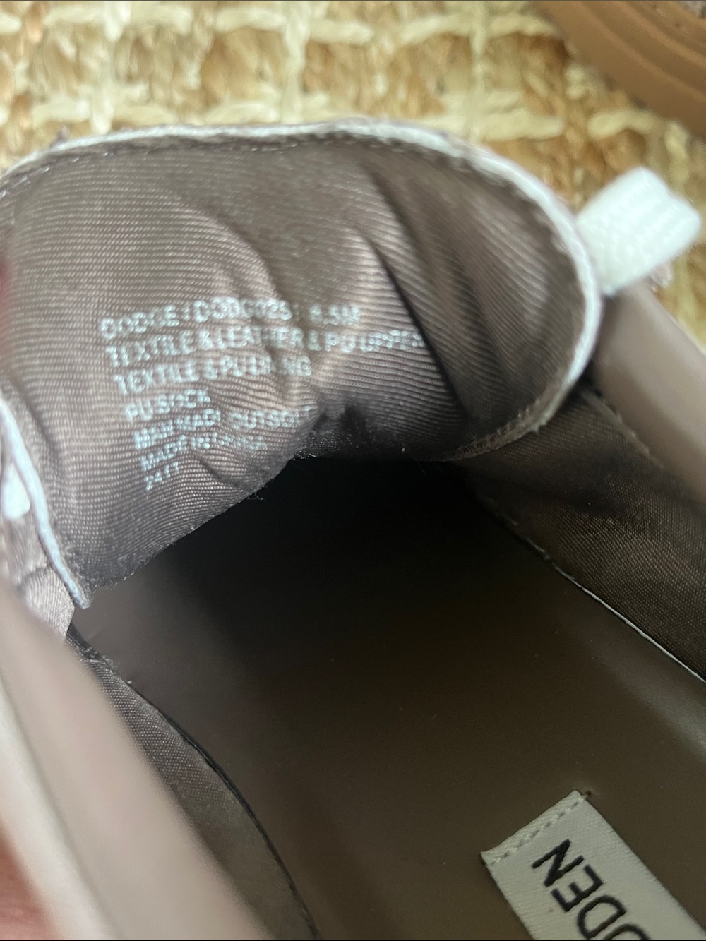 Steve Madden Taupe Suede Low-Top Sneakers with White Accents - Picture 3 of 5
